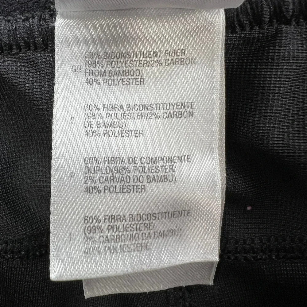 The North Face Mens L Base Layer Compression Tight Leggings Black Solid Bamboo
